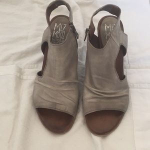 Mix Mooz Michelle peep toe bootie style sandal.